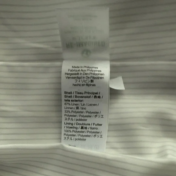 J. Crew White Parke Linen Blazer with Pink Accents-NWT - Picture 4 of 5